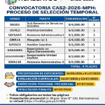 Bases para el proceso de selección CAS2-2026-MPH-BCA TEMPORAL